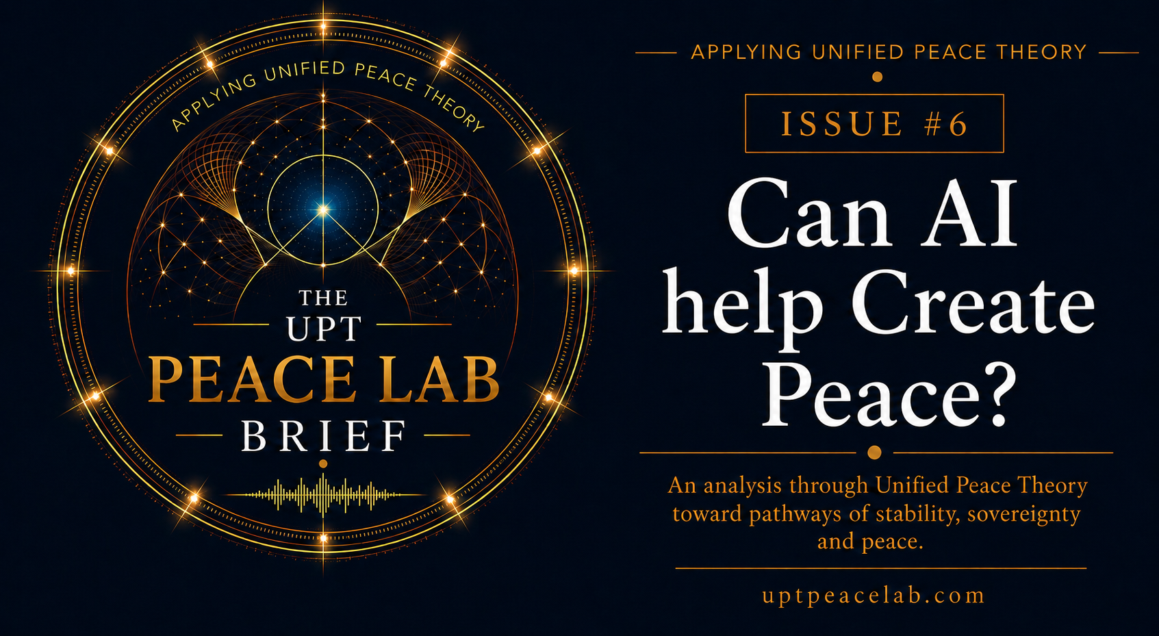 Issue #006 article image for Can AI help create Peace?